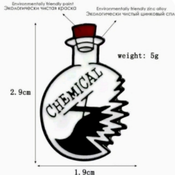 ☣️🎀 Powerpuff Girls Chemical X Pin 💥 - Picture 3 of 4